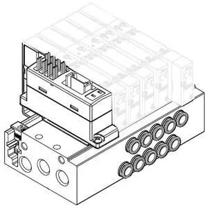 SS5Y5-50/51 SS5Y5-50/51, 5000 Series Manifold for Series EX510 Gateway Serial Transmission System (IP20)