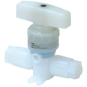 LVQH LVQH, 2 Port Chemical Valf, Viper Series, Manual Operation