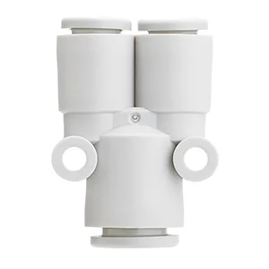 KQ2U One Touch Bağlantı elemanı, General Purpose, Hortum-Hortum Connection, Different Diameter Union "Y" - KQ2U
