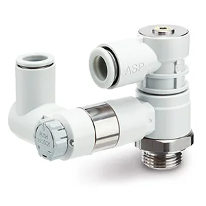 ASP New Speed Controllers, Integrated Pilot Check Valve with Residual Pressure Release Valve, With Push-lock, Vertical – ASP New