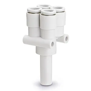 KQ2XD One Touch Fitting, General Purpose, Tube-One Touch Fitting Connection, Double Plug-In "Y" - KQ2XD