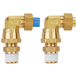 KFV Specialty Fitting, Brass Insert Fittings, Swivel Elbow - KFV