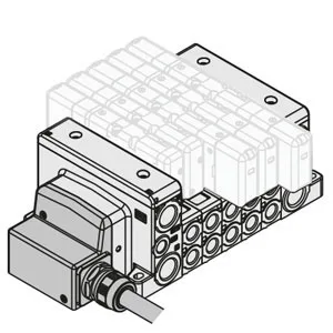 VV80*-LD VV80*-LD, Manifold, ISO 15407-2, Lead Wire