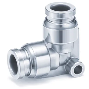 KQG2L-00-F One-touch Fitting, FDA Compliant, 316 Stainless Steel, Union Elbow - KQG2L-00-F