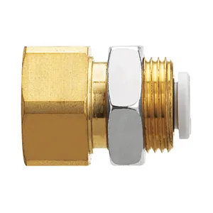 KQ2E One Touch Fitting, General Purpose, Tube-Female Thread Connection, Bulkhead Connector - KQ2E