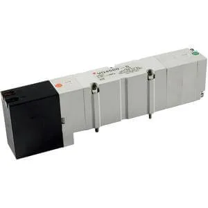 VQ4*0* VQ4*0*, 4000 Series, 5 Port Solenoid valf, Plug-in, Base Mounted